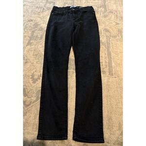 Seven 7 for all mankind ankle Blair super skinny jeans Black Sz 26